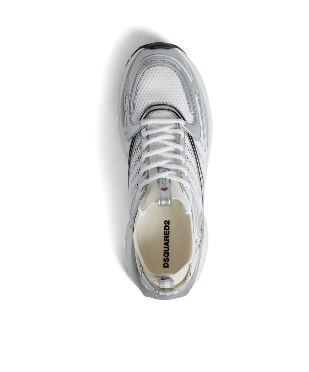 Dsquared2 Dash Panelled Mesh Lace-Up Sneakers