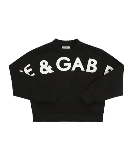 Logo Printed Short Style Sweater