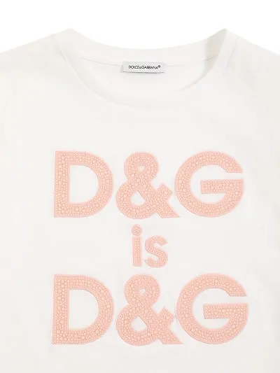 Logo Printed Plain Knitted T-Shirt