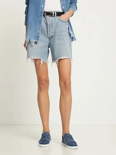 Logo Spliced Denim Sneakers