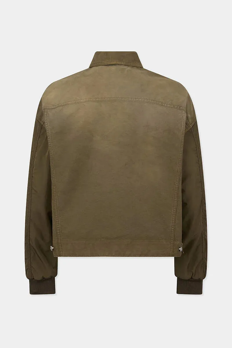 Dsquared2 Faded Panel Denim Jacket