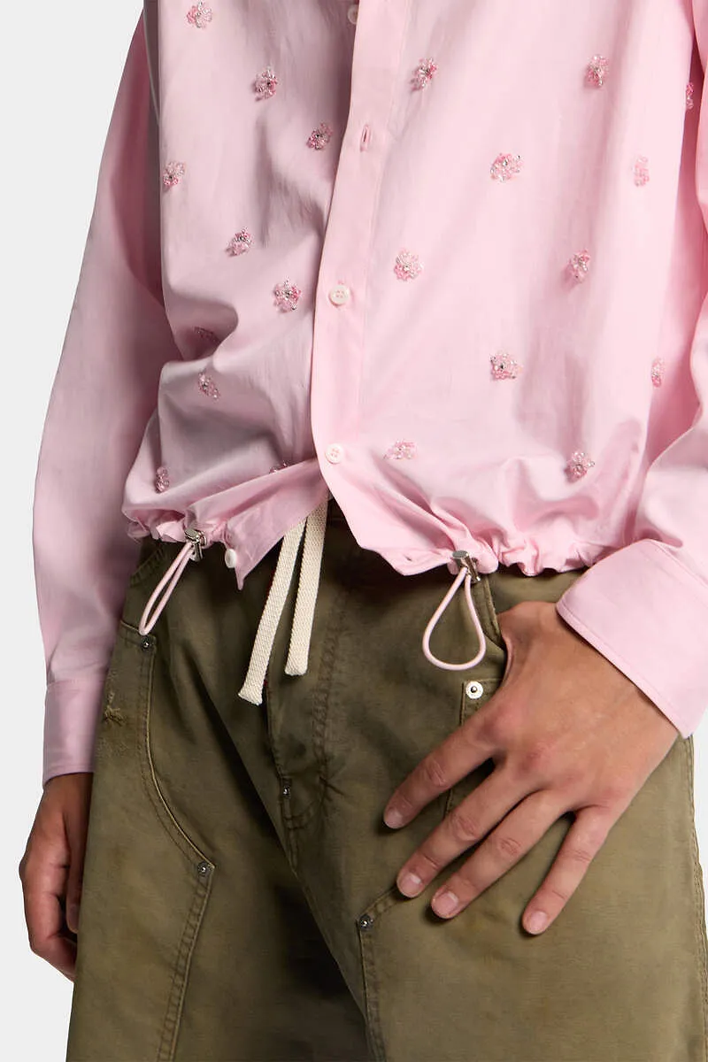 Dsquared2 Embroidered Drawstring Shirt
