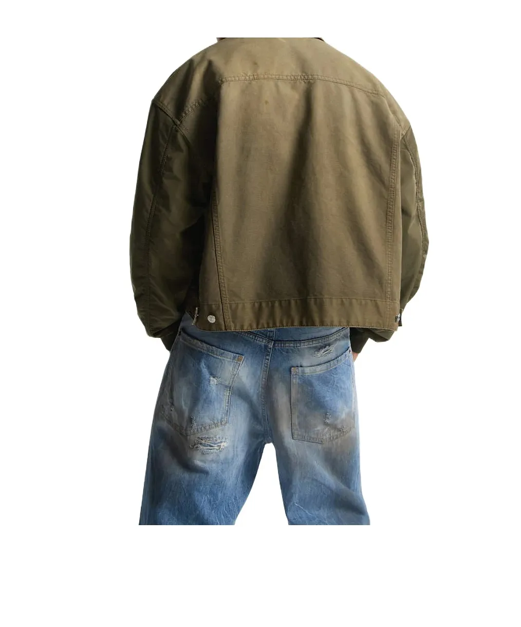 Dsquared2 Faded Panel Denim Jacket