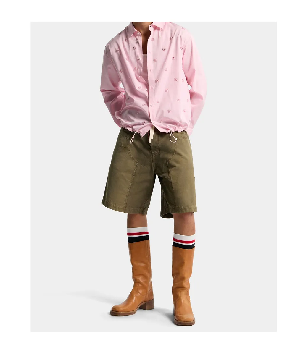 Dsquared2 Embroidered Drawstring Shirt