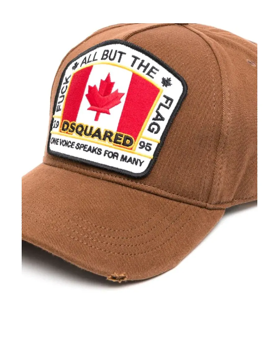 Dsquared2 Flag Patch Baseball Cap
