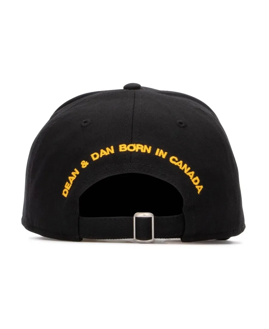 Dsquared2 Flag Patch Distressed Baseball Cap