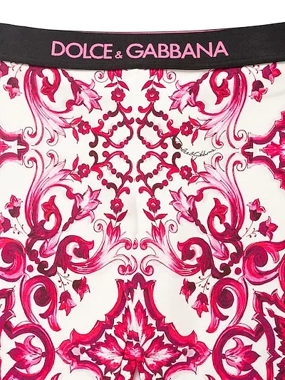 Majolica Printed Cotton Leggings