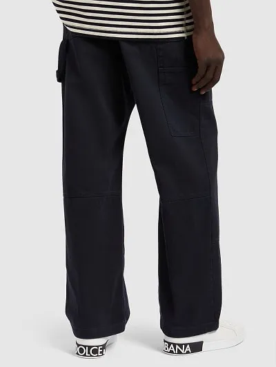 Metal Sign Casual Pants