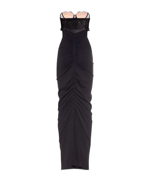 Plain Jersey Strapless Dress