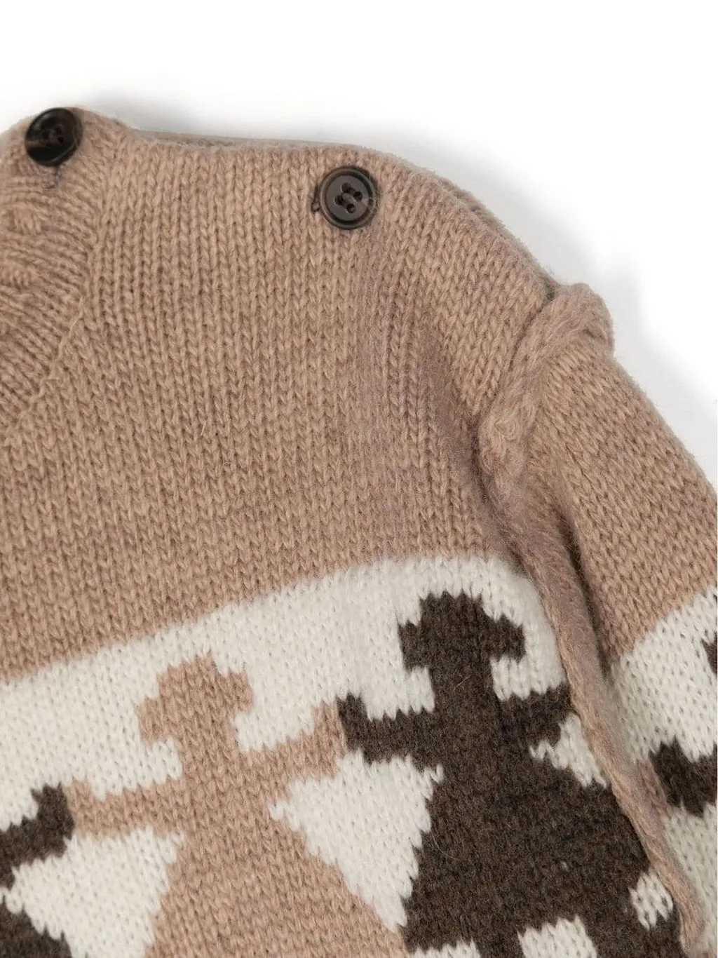 Dsquared2 Kids Intarsia-Knit Crewneck Jumper