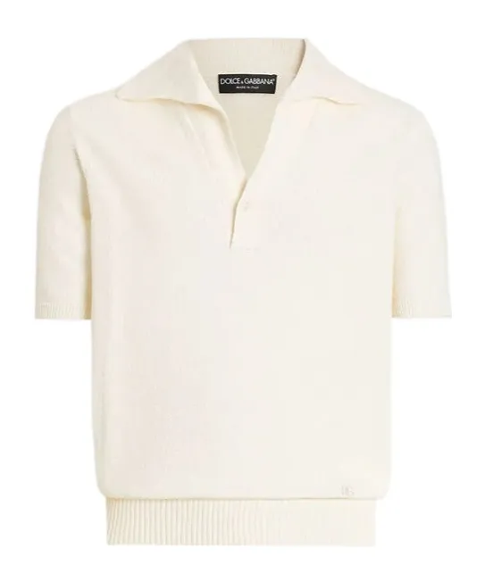 Dolce & Gabbana Logo Detailed Polo Shirt