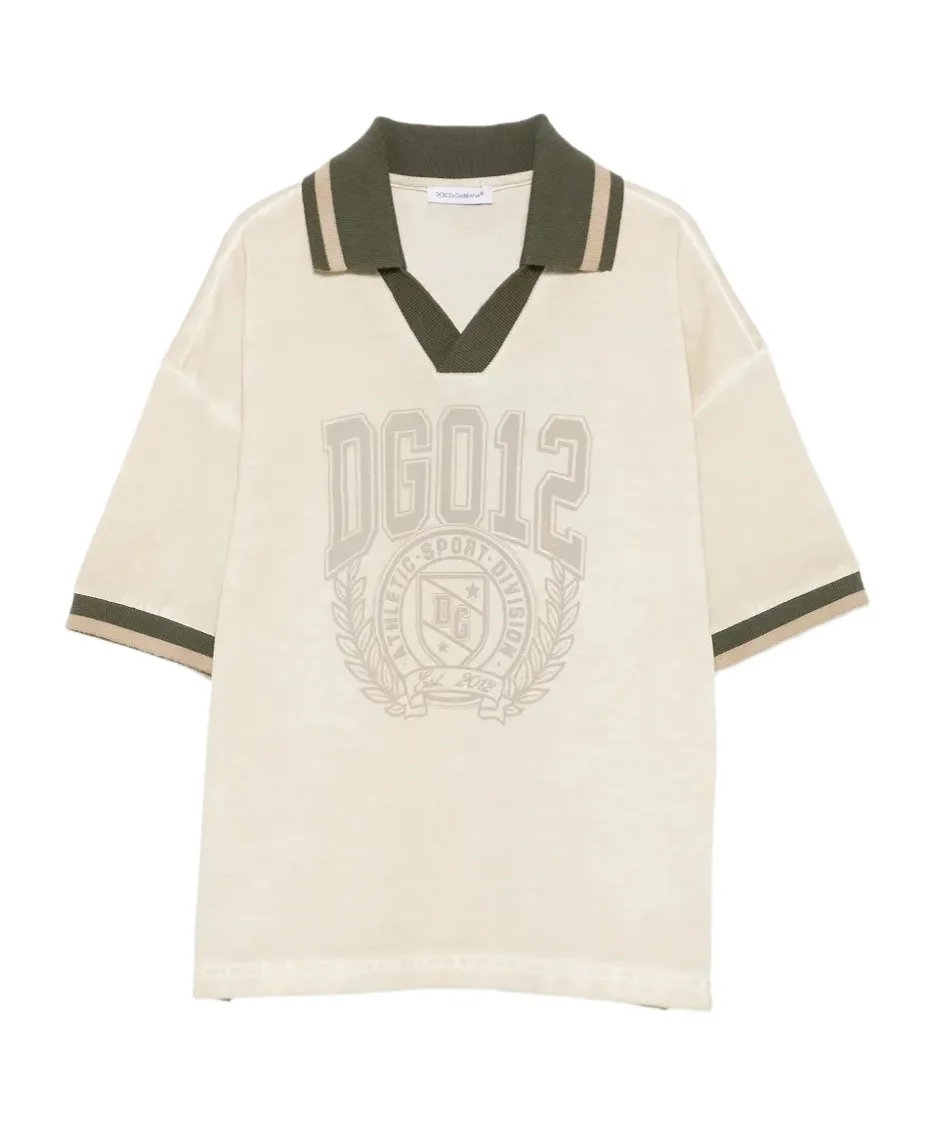 Dolce & Gabbana Kids V-Neck Polo Shirt