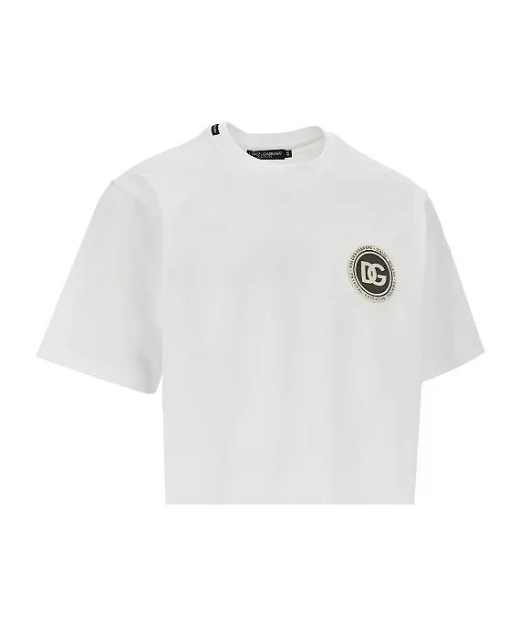 Dolce & Gabbana Logo Patch Crewneck T-Shirt