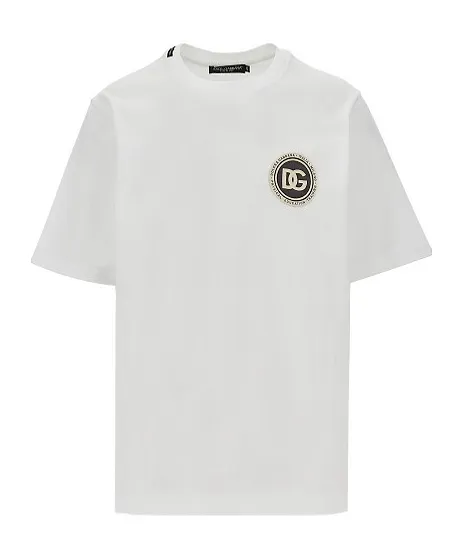 Dolce & Gabbana Logo Patch Crewneck T-Shirt