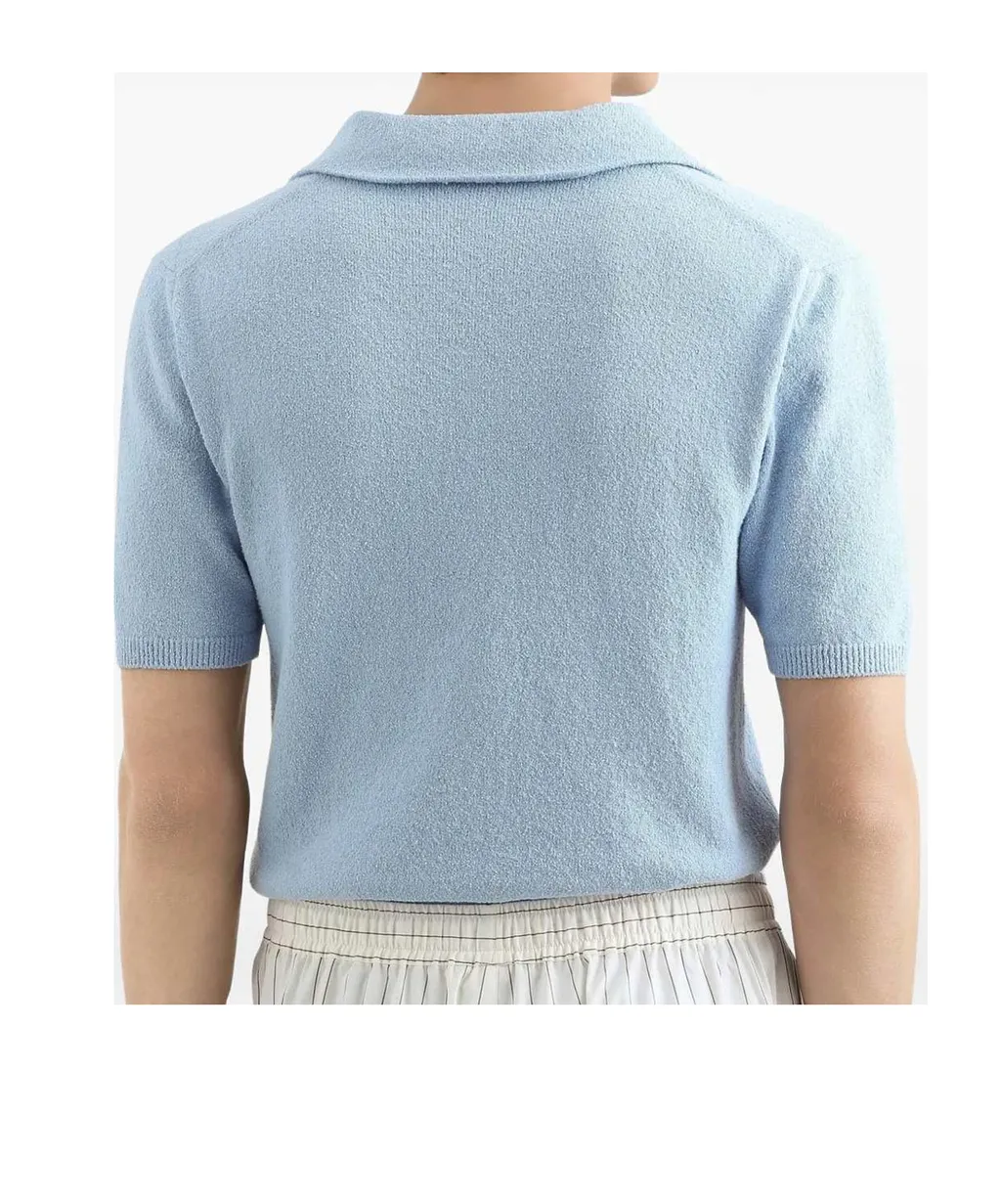 Fine Knit Polo Shirt