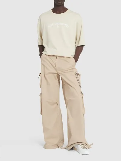 Side Bag Overalls Casual Trousers
