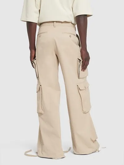 Side Bag Overalls Casual Trousers
