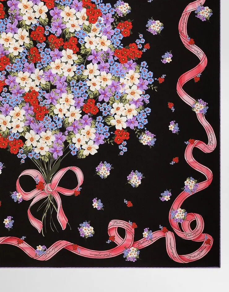 Floral Print Scarf
