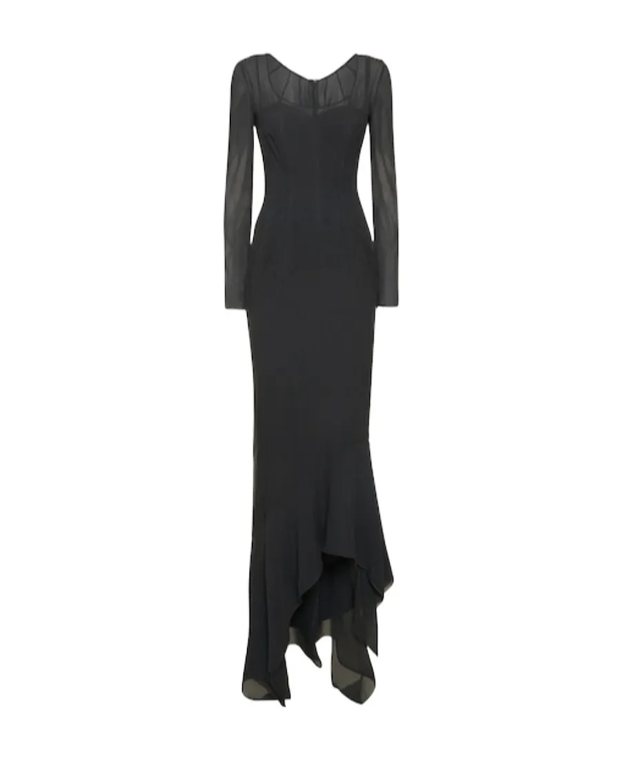 Tight-Fitting Long Dress