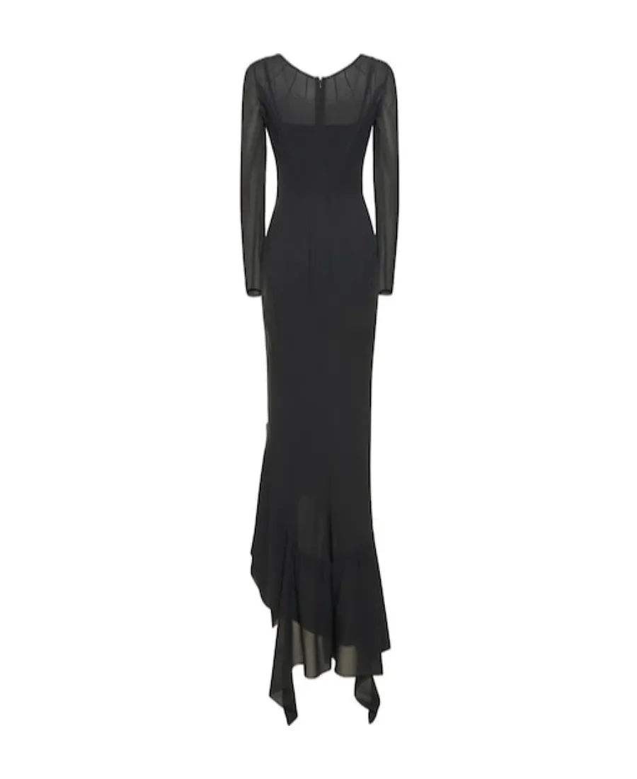 Tight-Fitting Long Dress