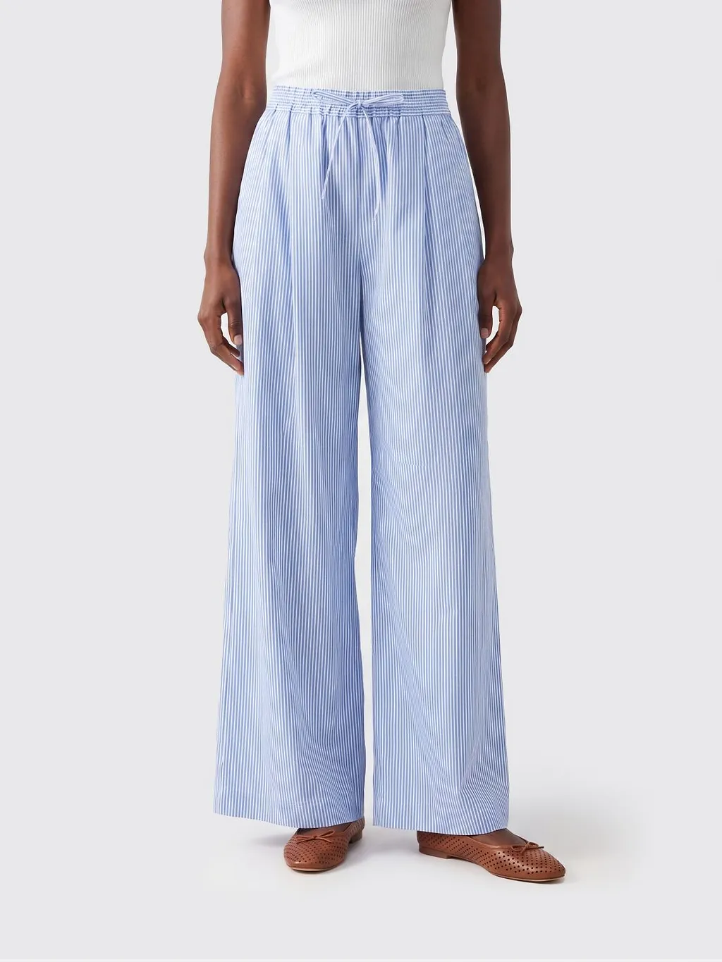 Dolce & Gabbana Striped Wide-Leg Pants