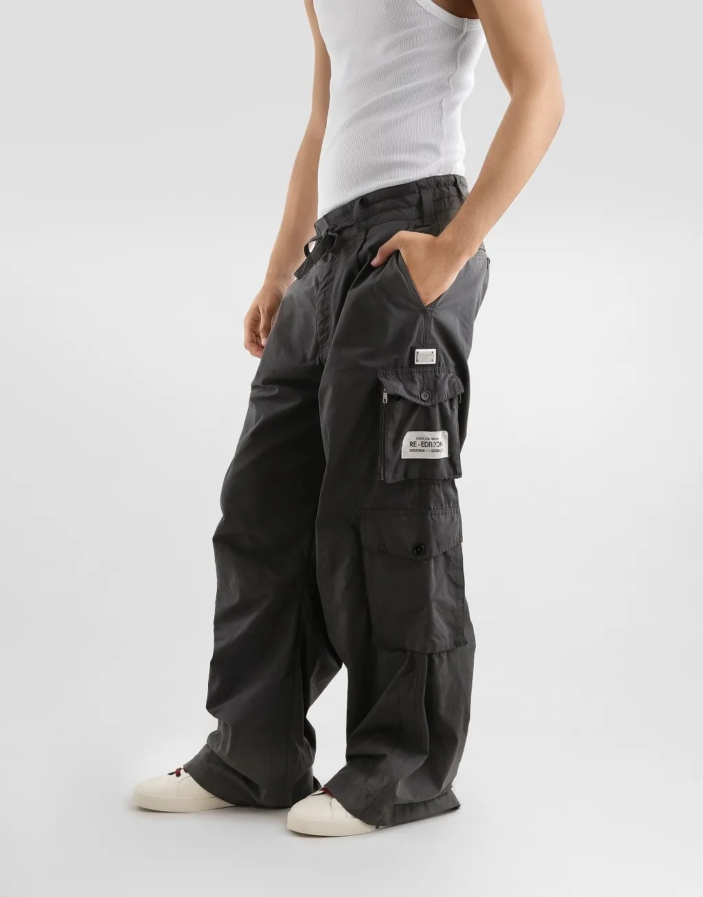 Drawstring Cargo Pants