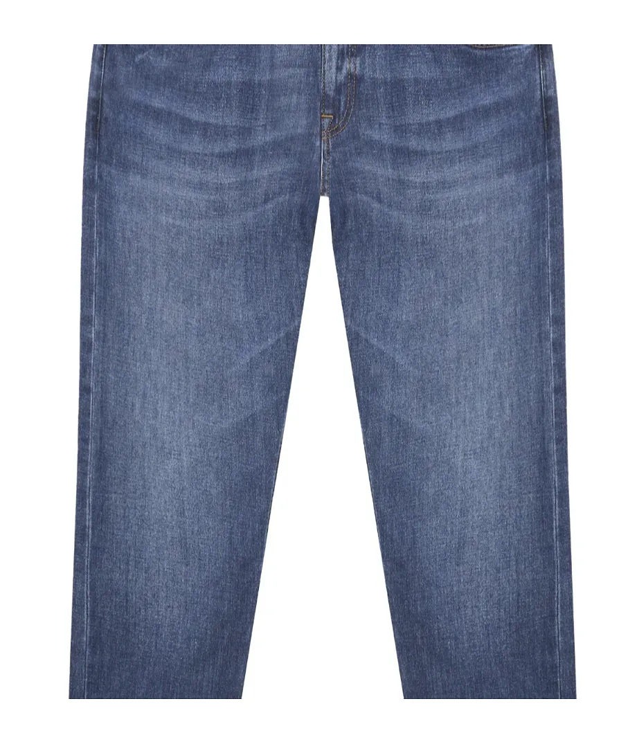 Cuff-Hem Jeans