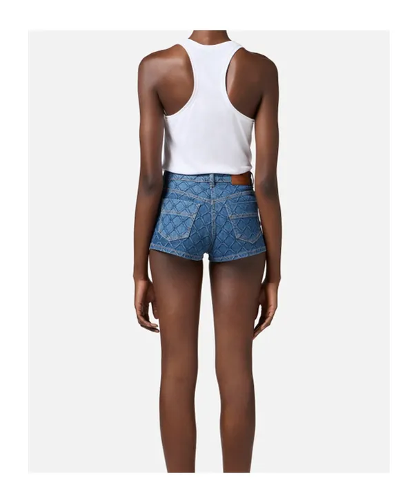 Elisabetta Franchi Logo Printed Jersey Tank Top