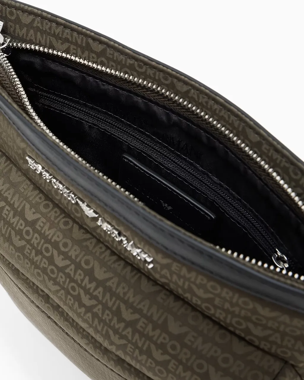 Logo-Pattern Shoulder Bag