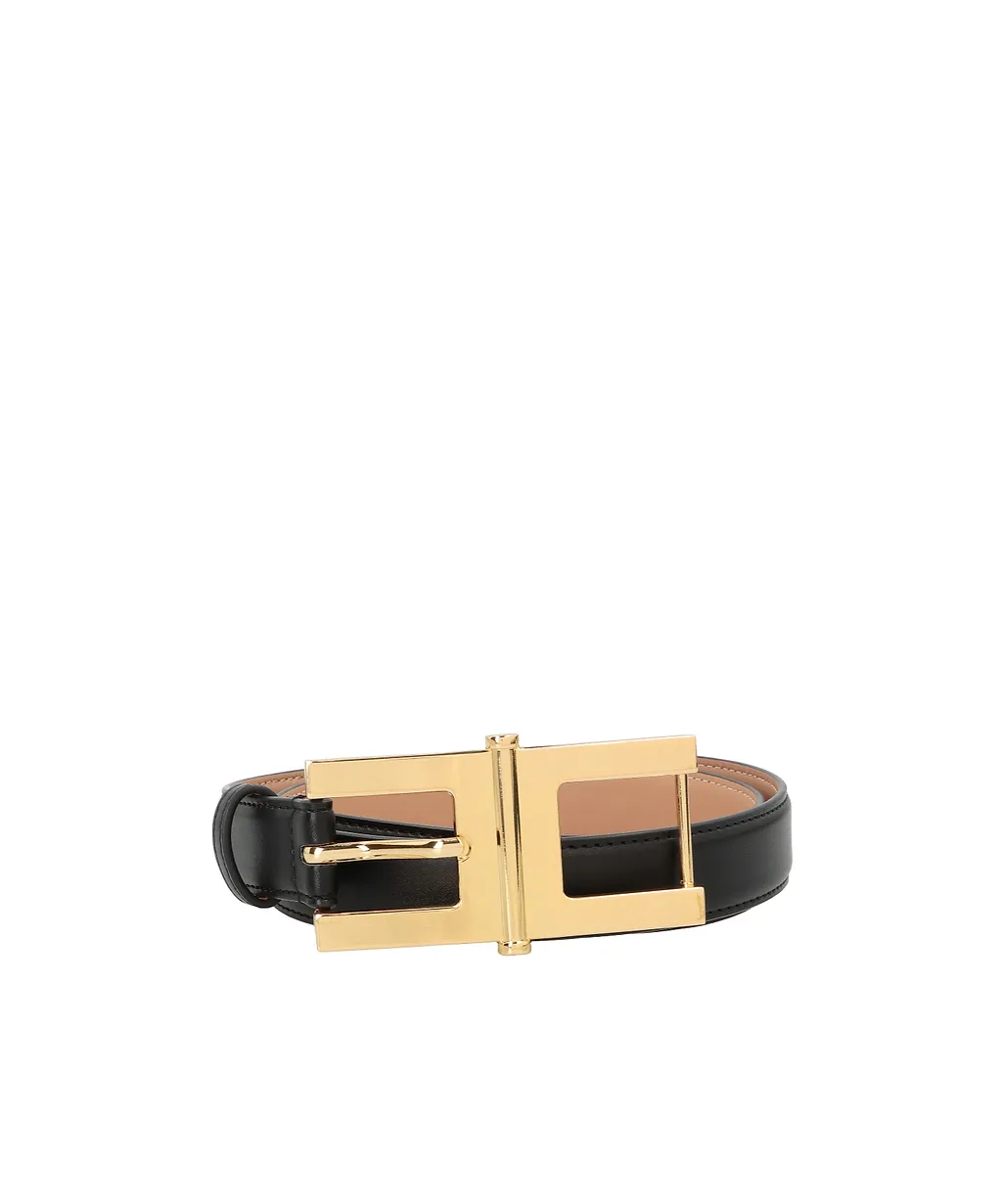 Elisabetta Franchi Logo Buckle Belt