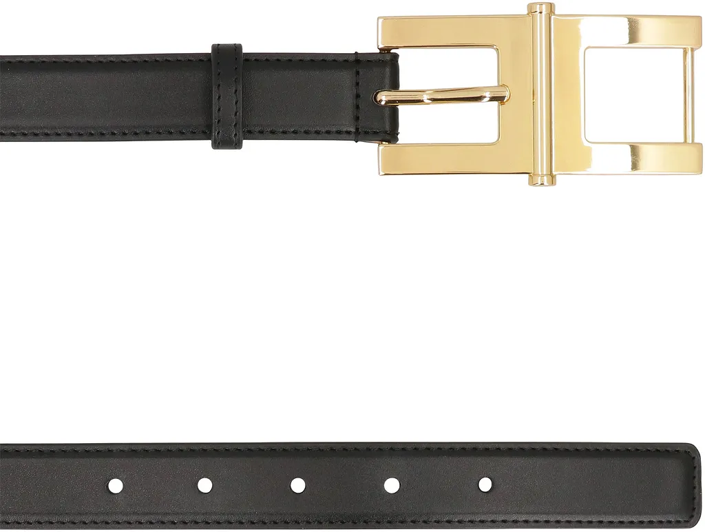 Elisabetta Franchi Logo Buckle Belt