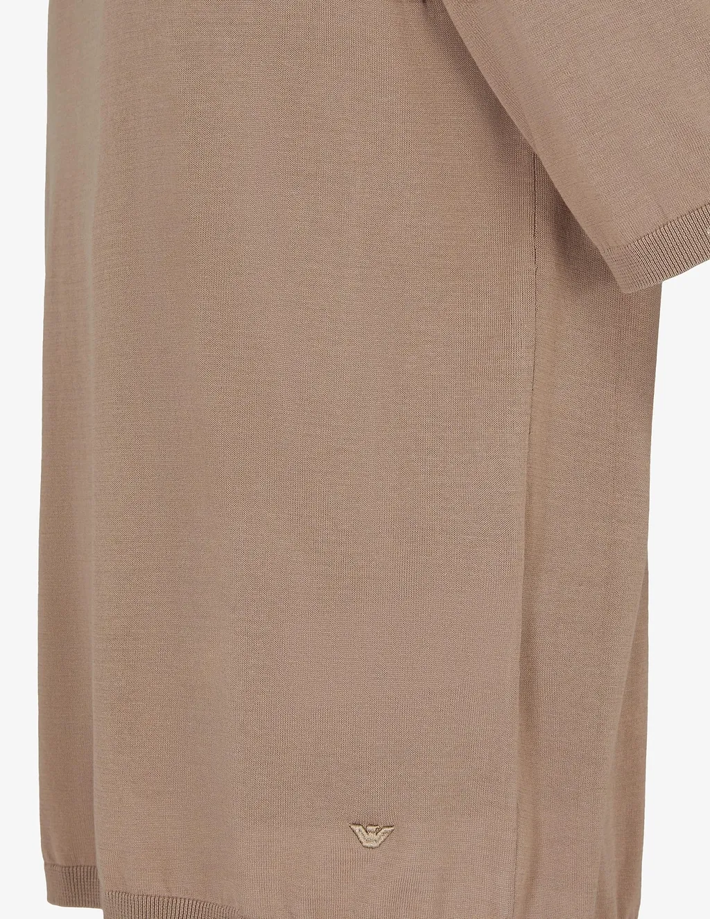 Emporio Armani Logo Embroidered Polo Shirt
