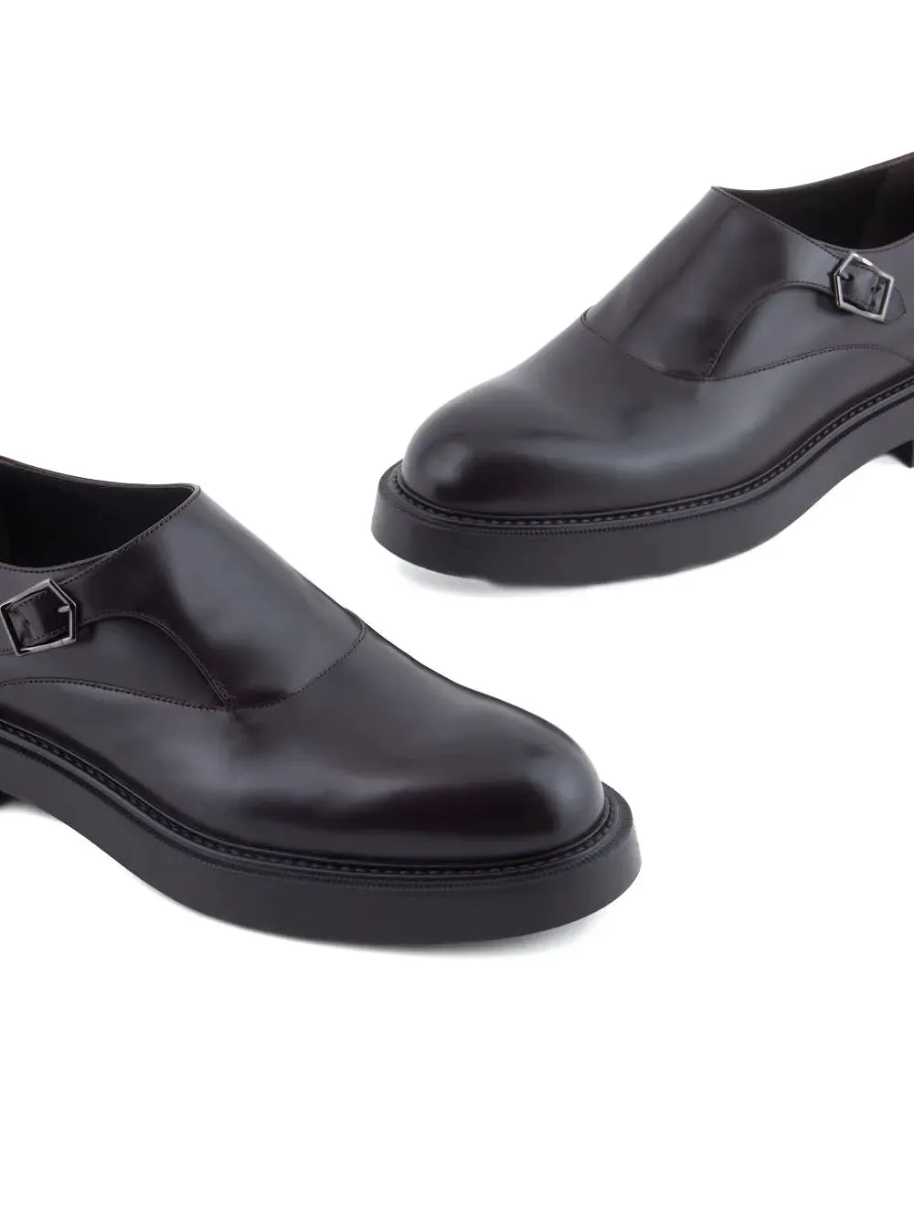 Single-Buckle Monk Shoes