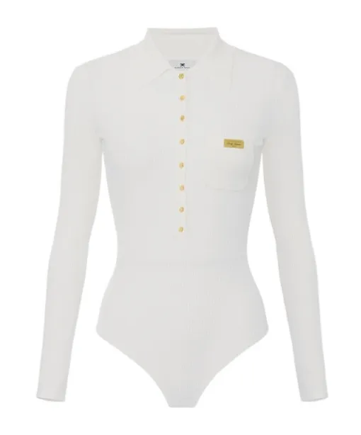 Micro-Braided Knit Bodysuit