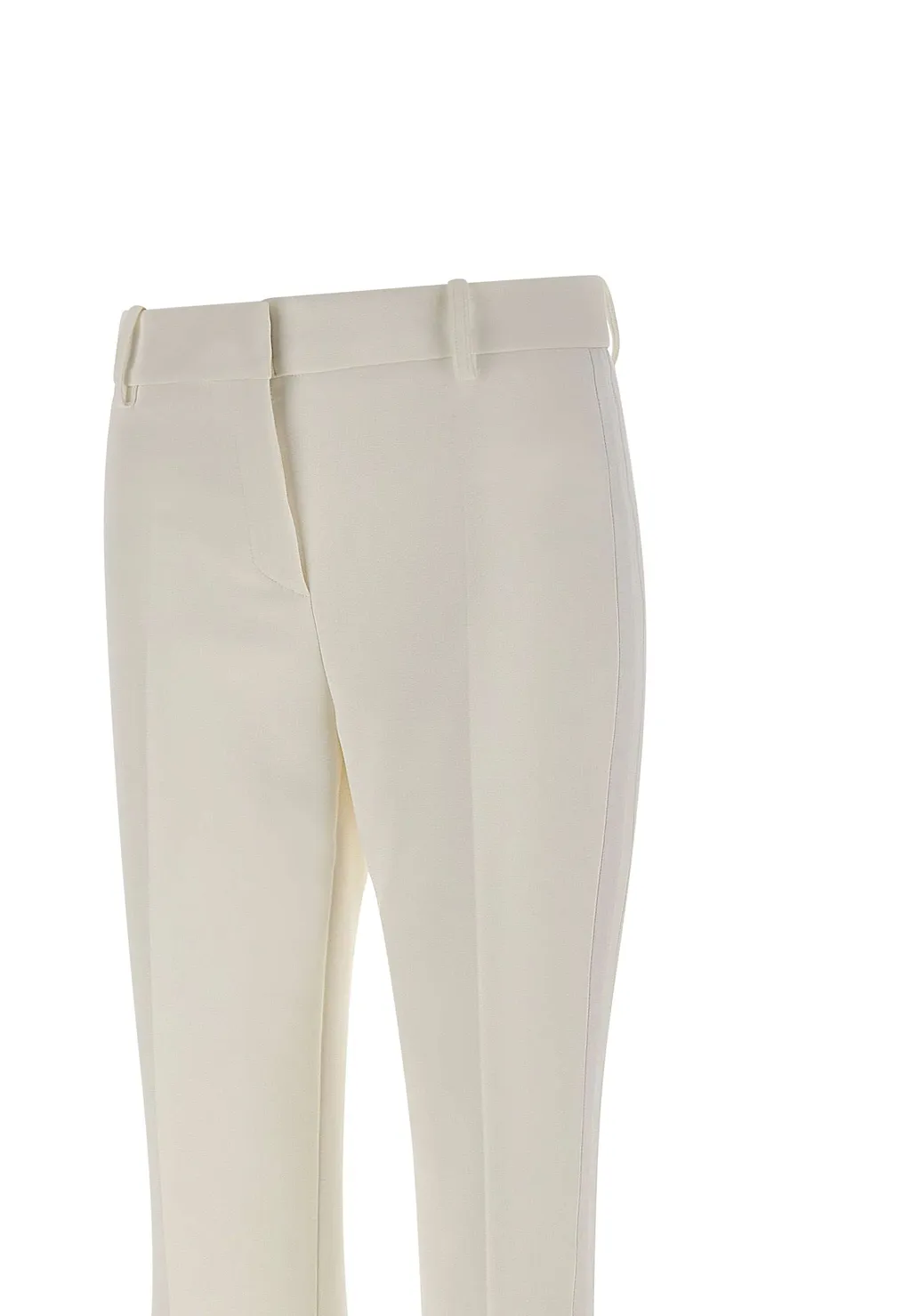 Elisabetta Franchi Side-Slit Cropped Pants