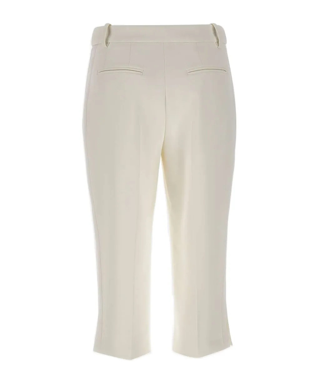 Elisabetta Franchi Side-Slit Cropped Pants