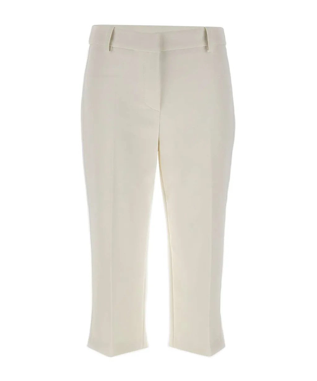 Elisabetta Franchi Side-Slit Cropped Pants