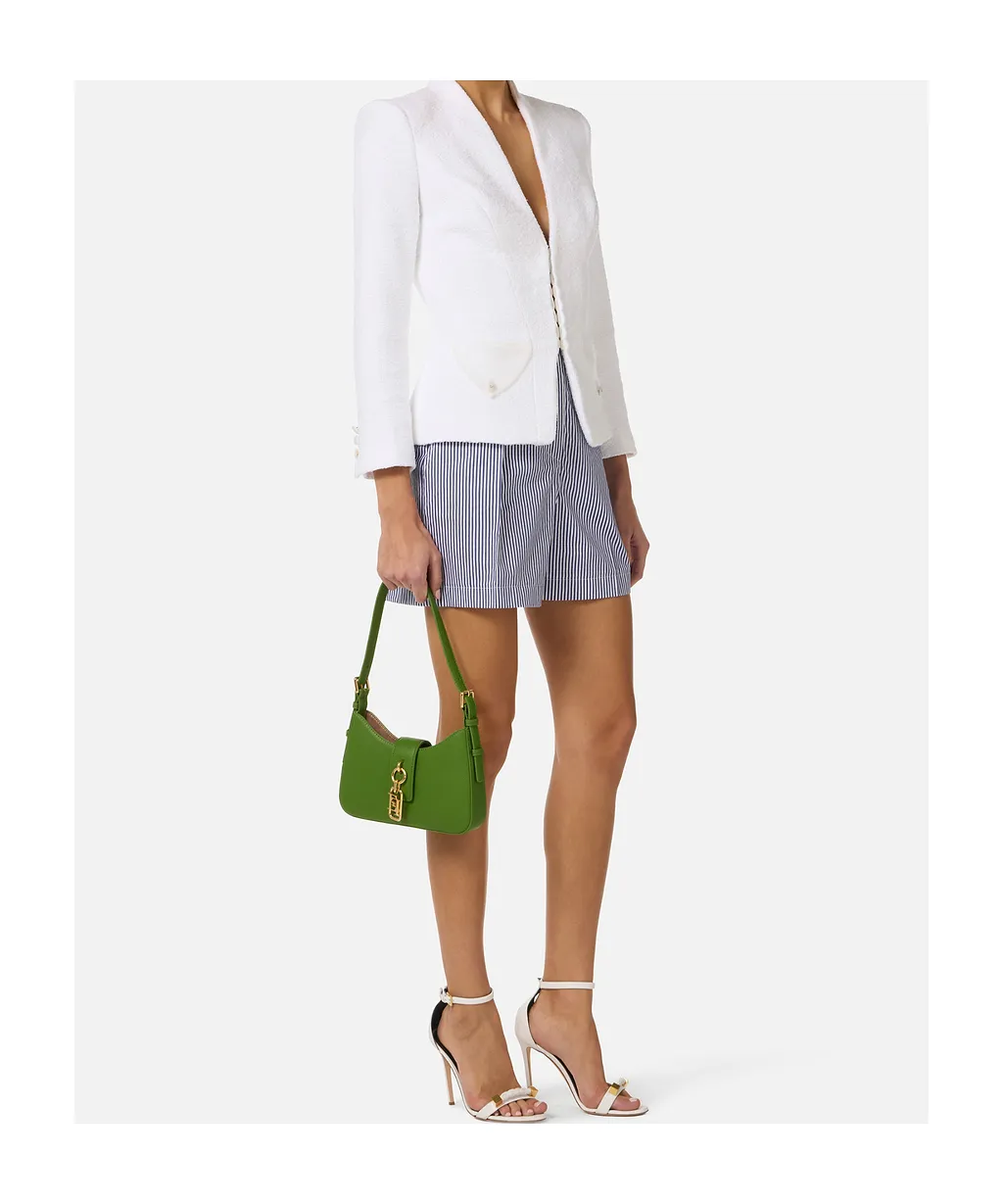 Elisabetta Franchi Striped Stretch Shorts