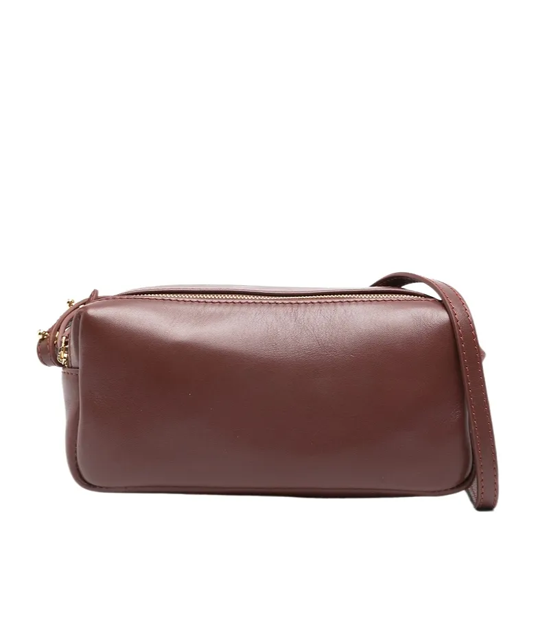 Double-Zip Cross Body Bag