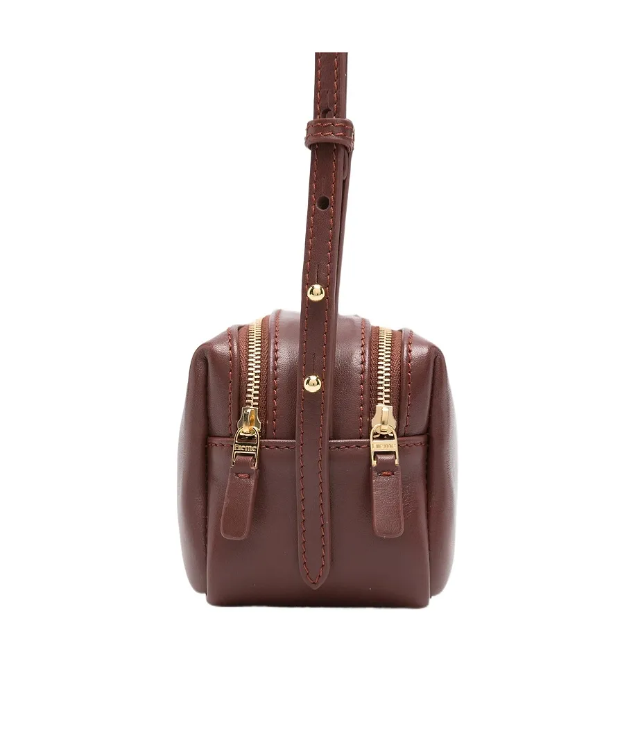Double-Zip Cross Body Bag