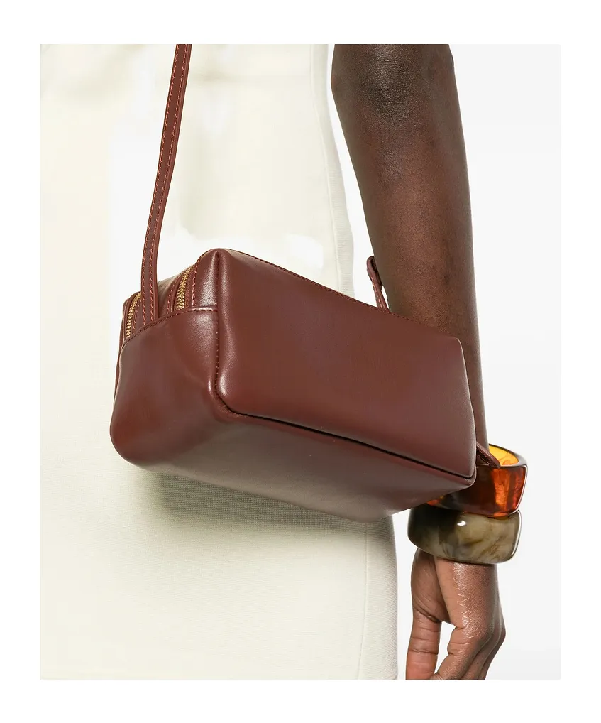 Double-Zip Cross Body Bag
