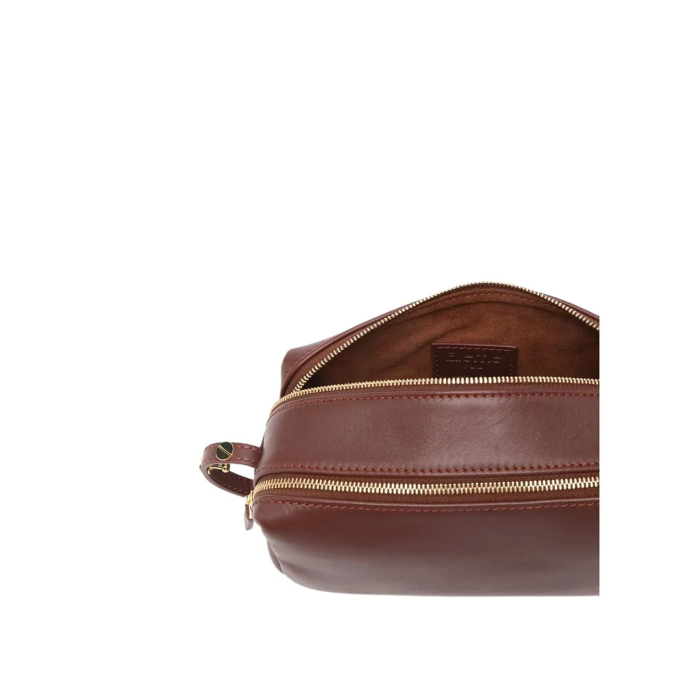 Double-Zip Cross Body Bag