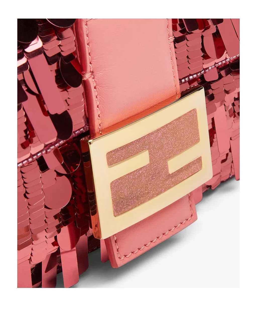Fendi Sequin Embellished Medium Baguette Bag