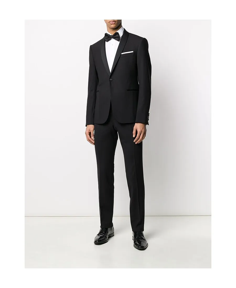 Black Single-Breasted Suit Set