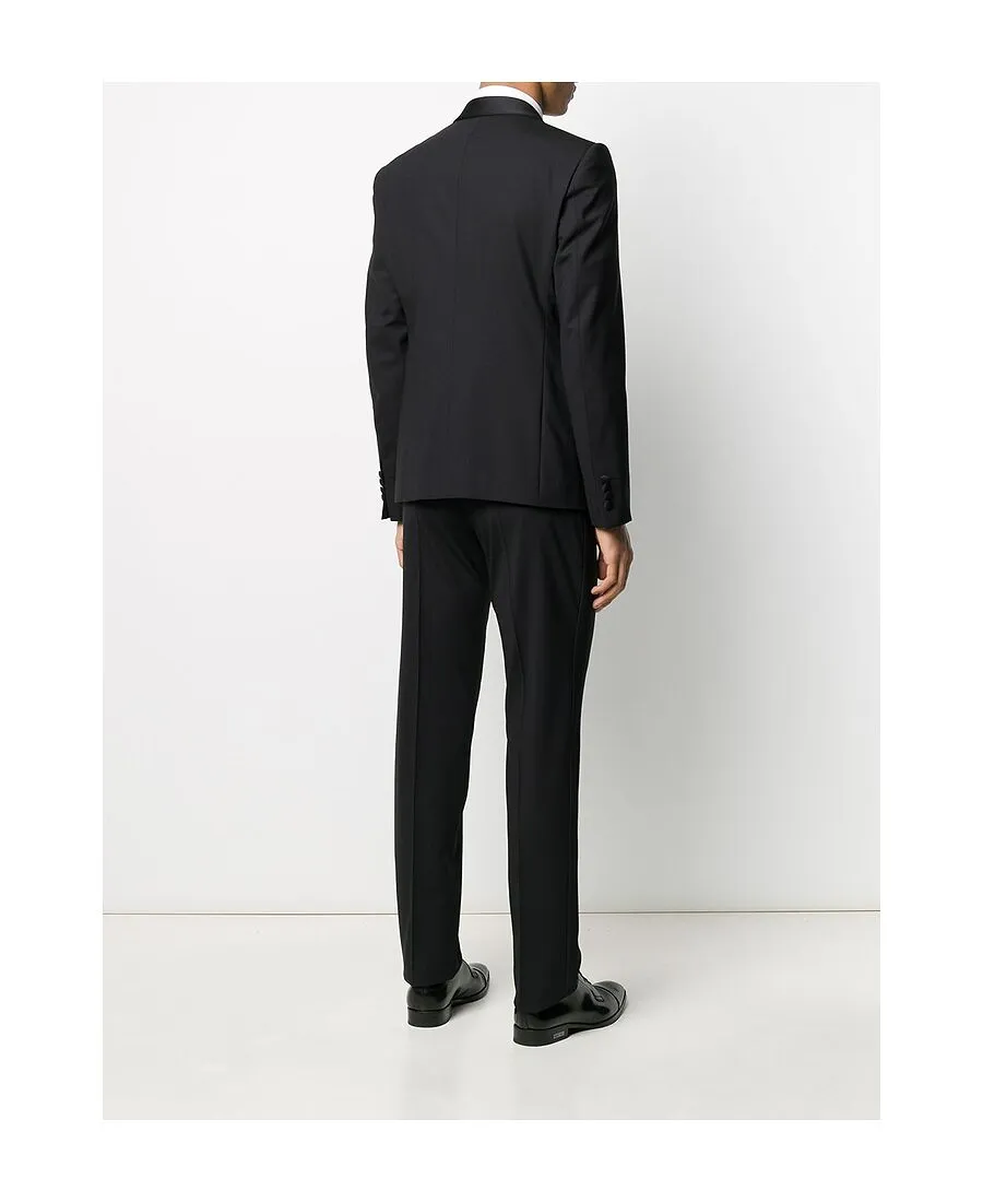 Black Single-Breasted Suit Set