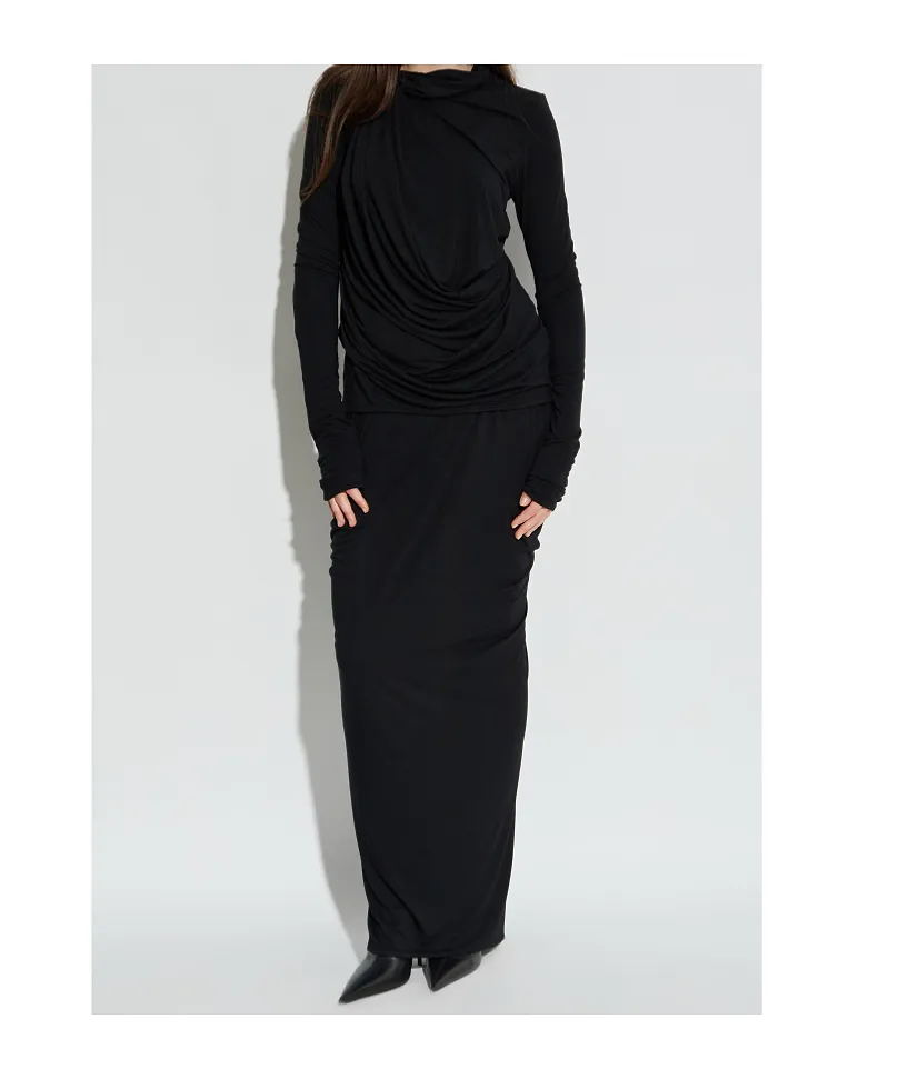 Entire Studios Draped Maxi Skirt