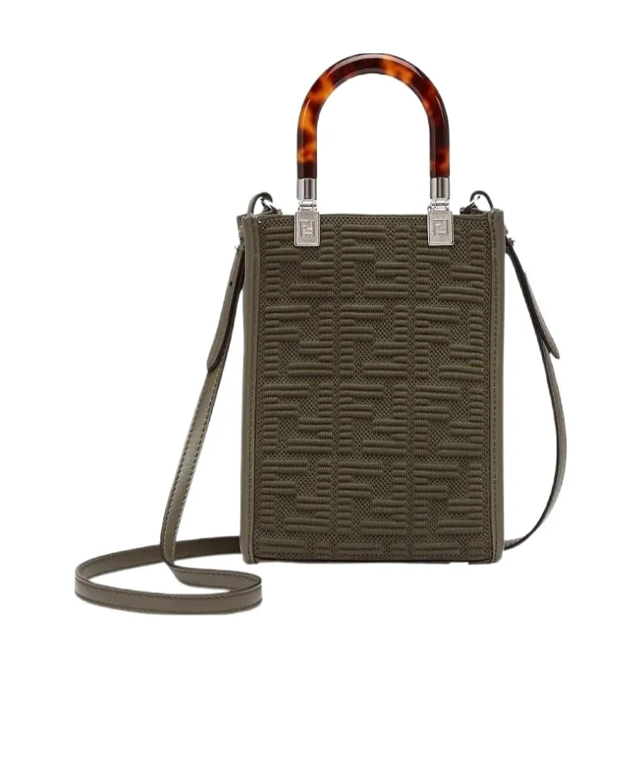 Monogram-Pattern Mini Bag