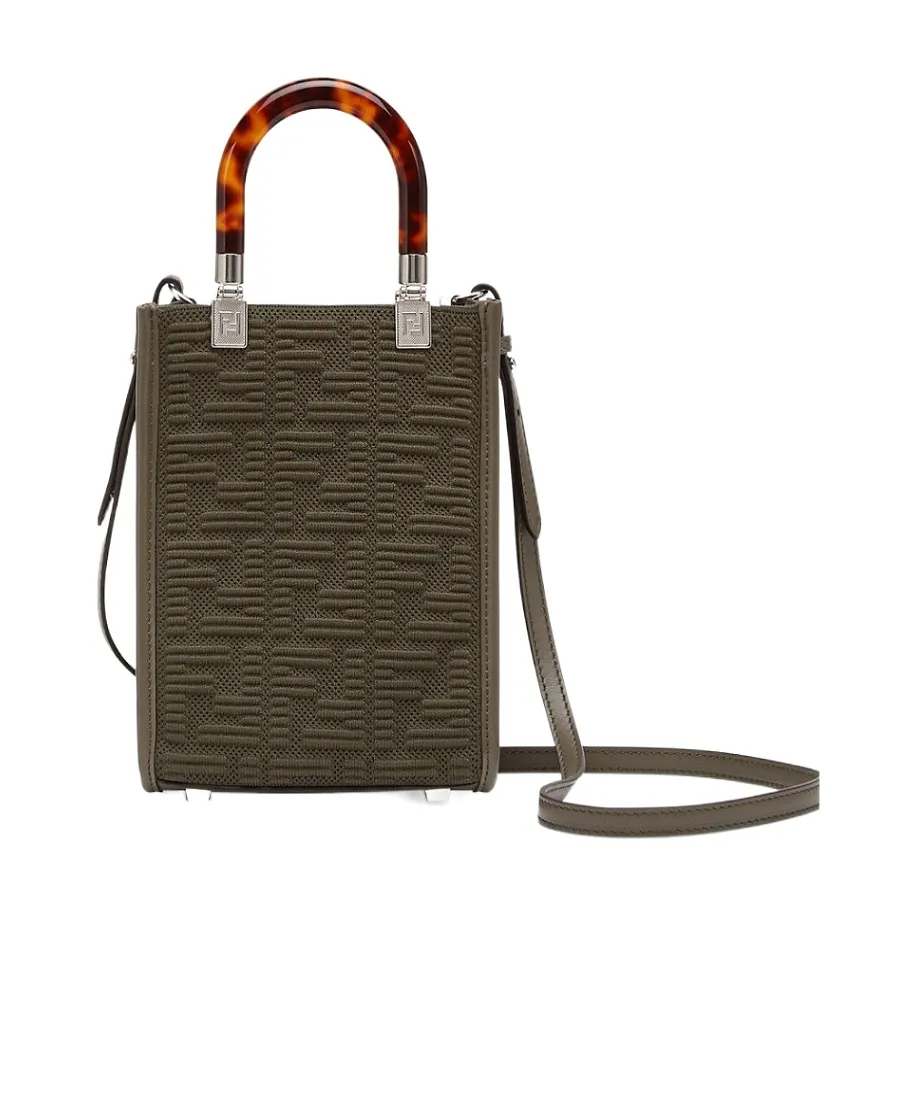 Monogram-Pattern Mini Bag