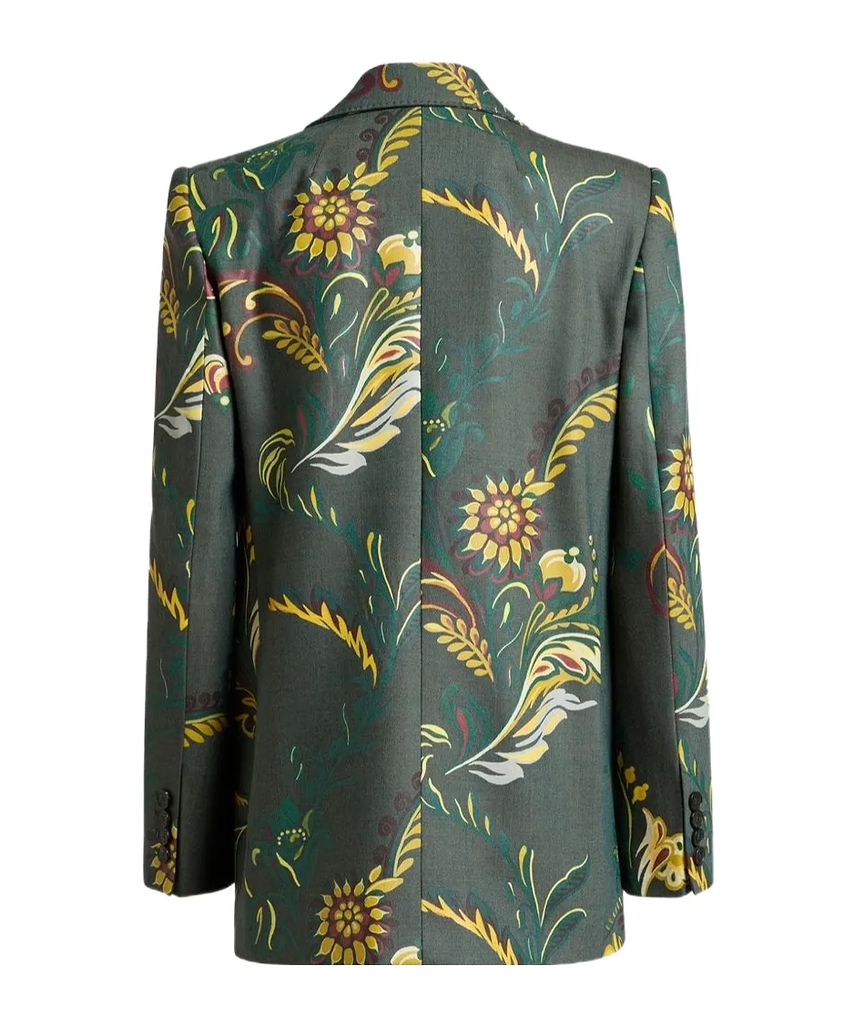 Printed Blazer