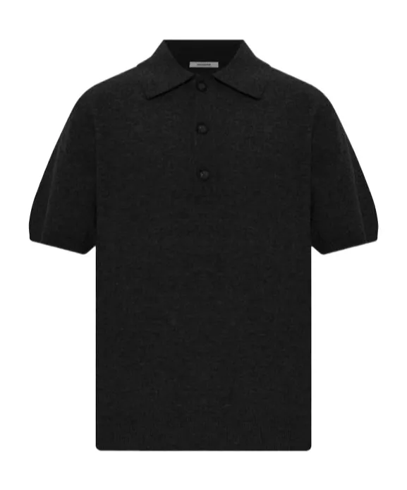 Entire Studios Buttoned Knit Polo Shirt
